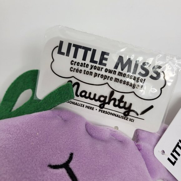 Little Miss Memes Naughty Purple 6-inch Soft Plush Toy 3+ Happy Face Gift - Picture 2 of 9